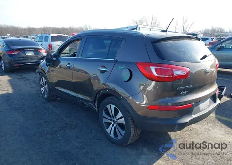 2013 Kia Sportage Ex from USA, damaged, VIN KNDPCCA21D7452737